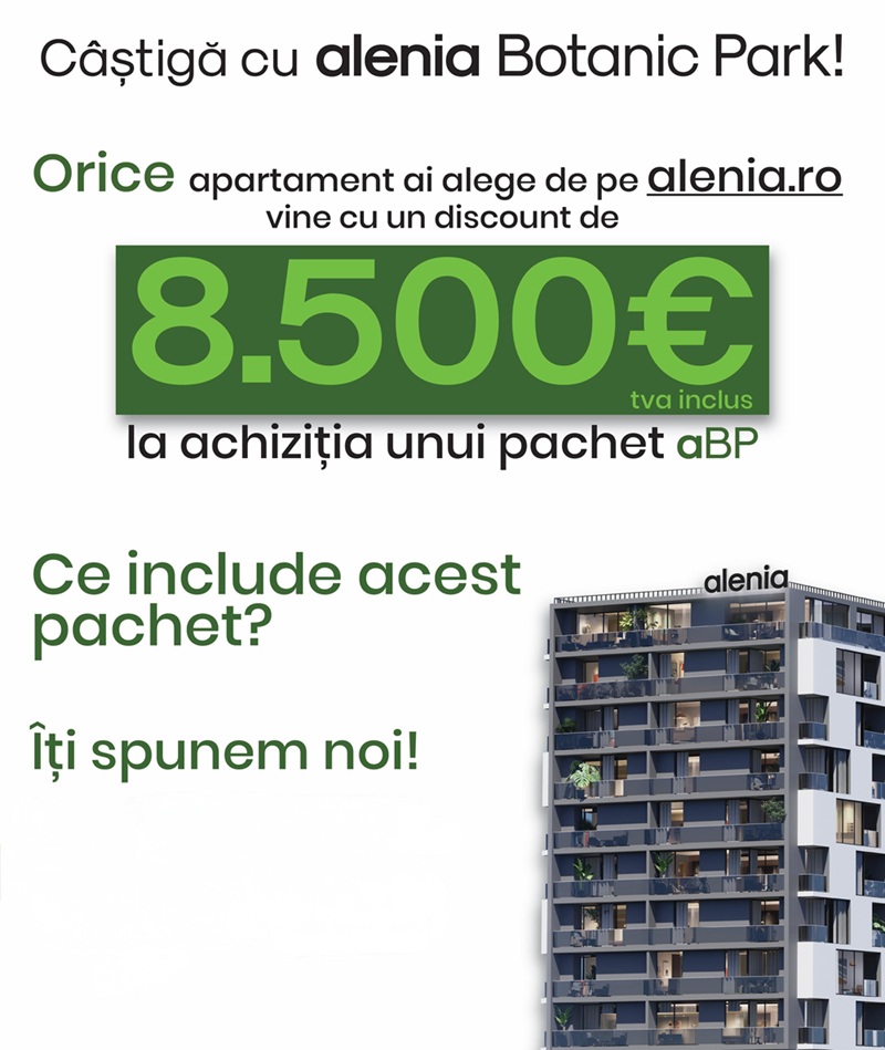 Alenia Botanic Park - apartamente de vanzare Timisoara