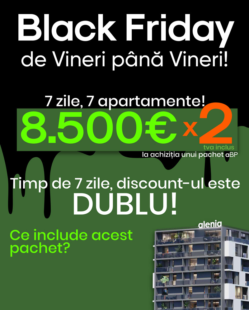 Alenia Botanic Park - apartamente de vanzare Timisoara