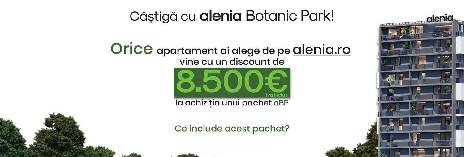 Alenia Botanic Park - apartamente de vanzare Timisoara